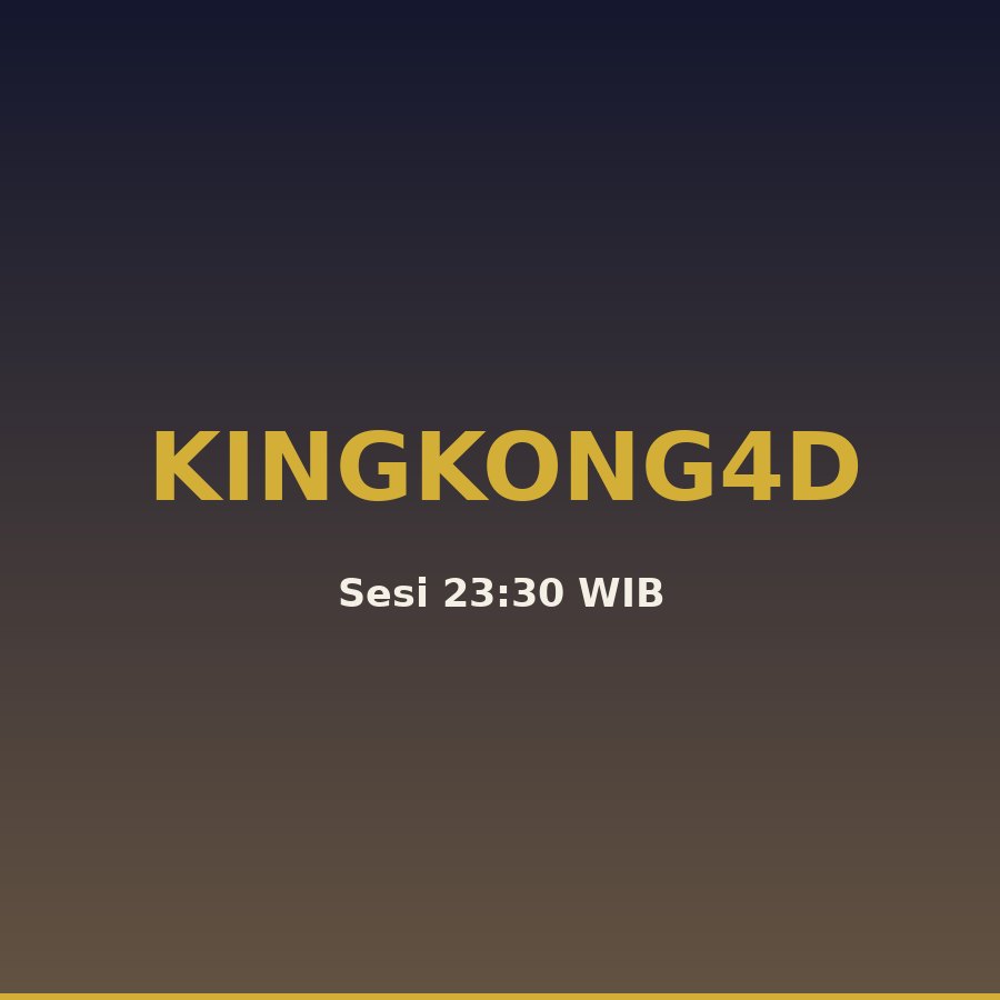 Kingkong 5d Colok Bebas 23 Hari Ini 6 Oktober 2026, Paito (30672)